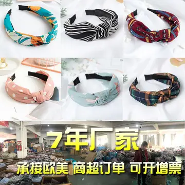 New Wide-brimmed Printed Knitted Hair Band for Women — feature 11