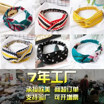 New Wide-brimmed Printed Knitted Hair Band for Women — feature 12