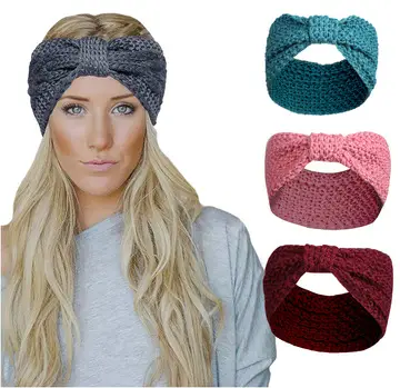 New Wide-brimmed Printed Knitted Hair Band for Women — feature 21
