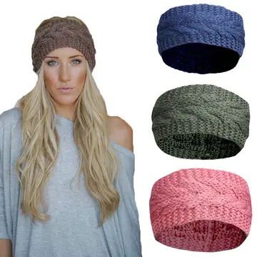 New Wide-brimmed Printed Knitted Hair Band for Women — feature 22