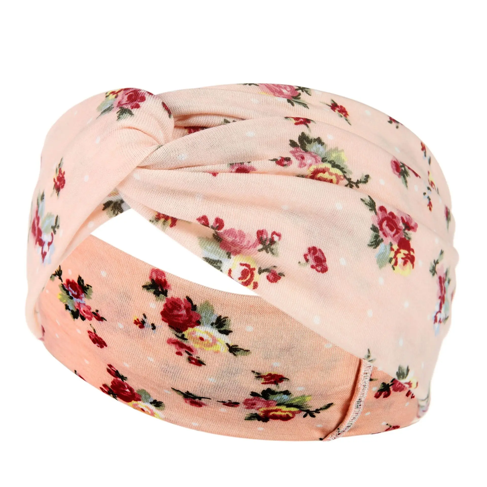 New Wide-brimmed Printed Knitted Hair Band for Women