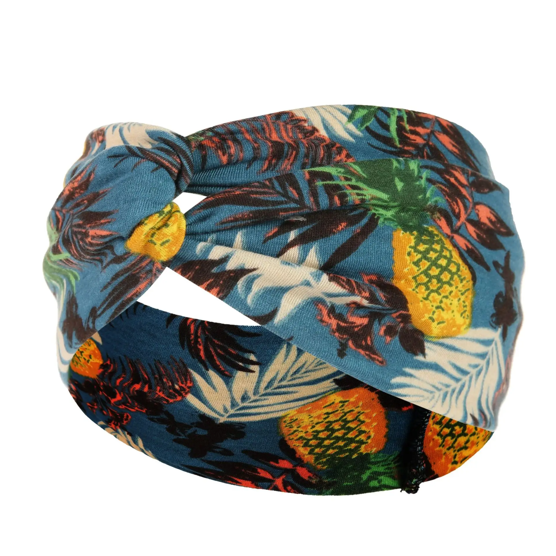 New Wide-brimmed Printed Knitted Hair Band for Women