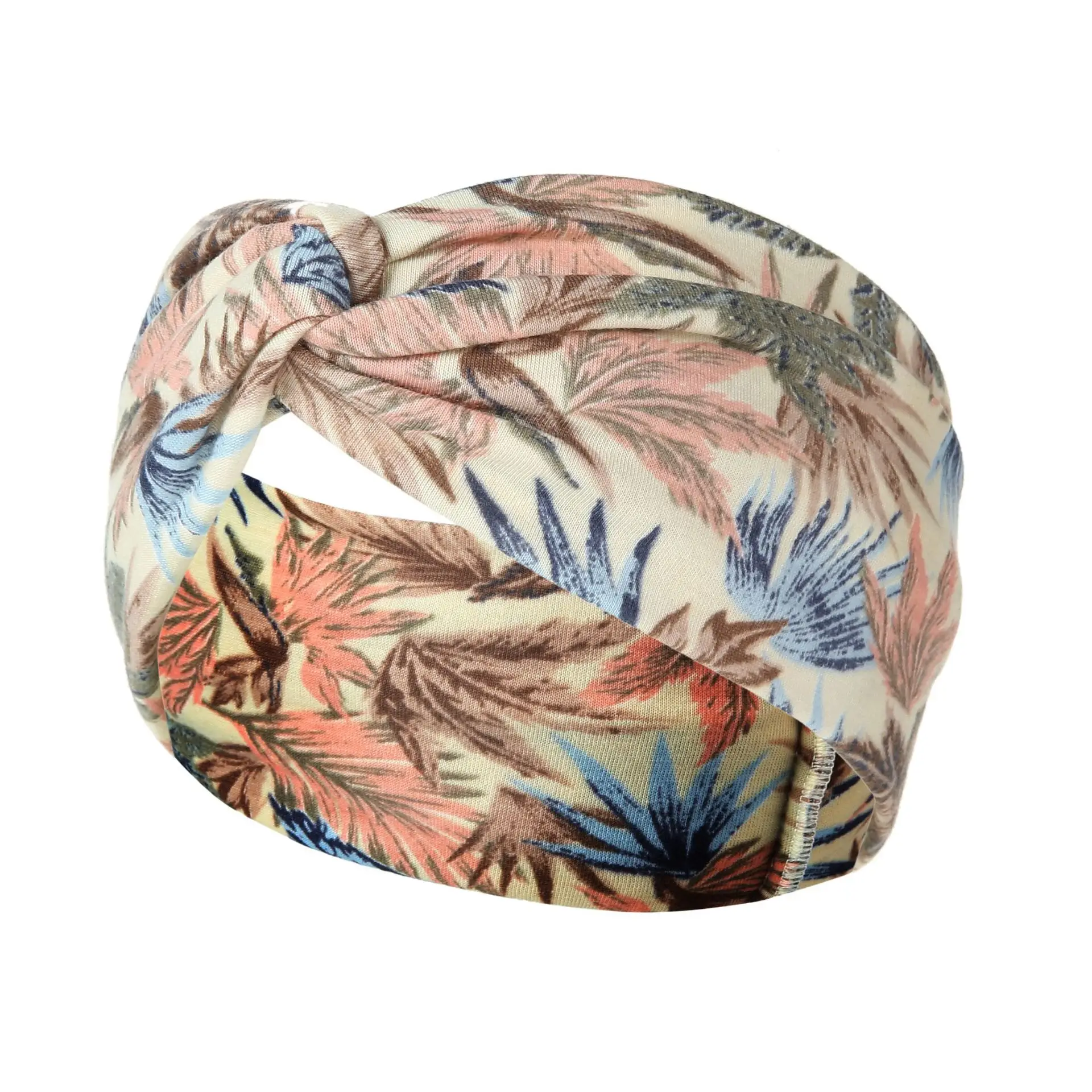 New Wide-brimmed Printed Knitted Hair Band for Women