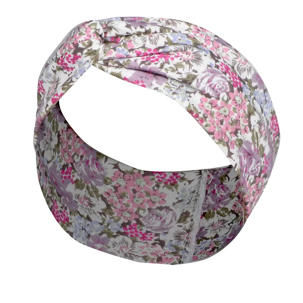 New Wide-brimmed Printed Knitted Hair Band for Women