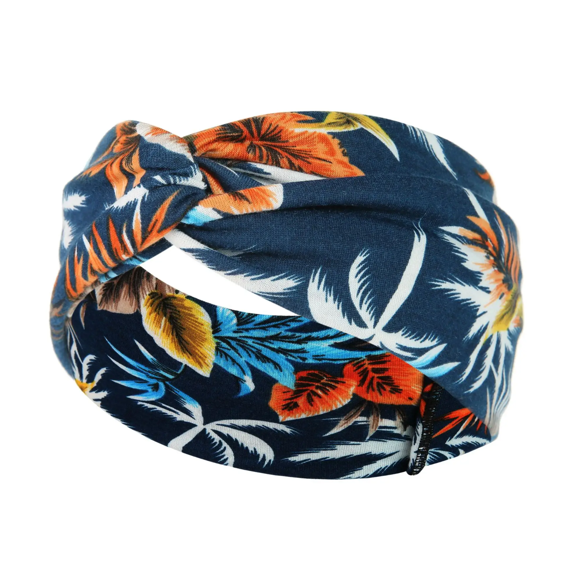 New Wide-brimmed Printed Knitted Hair Band for Women