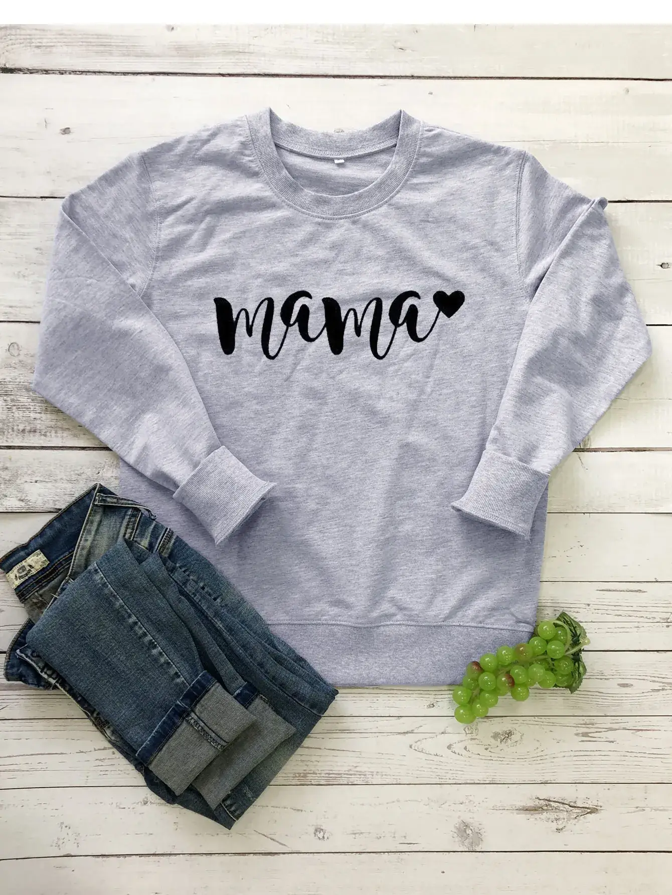 Mama Love Letter European Crewneck Sweater - Image 2