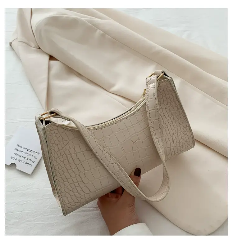 Purple Croc Leather Shoulder Bag for Women 2020 — feature 37