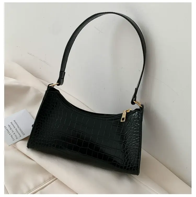 Purple Croc Leather Shoulder Bag for Women 2020 — feature 50