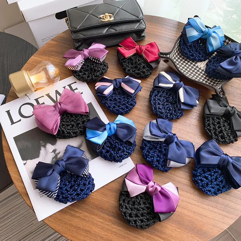 Blue Bowed Hairpin for Women Hair Accessories