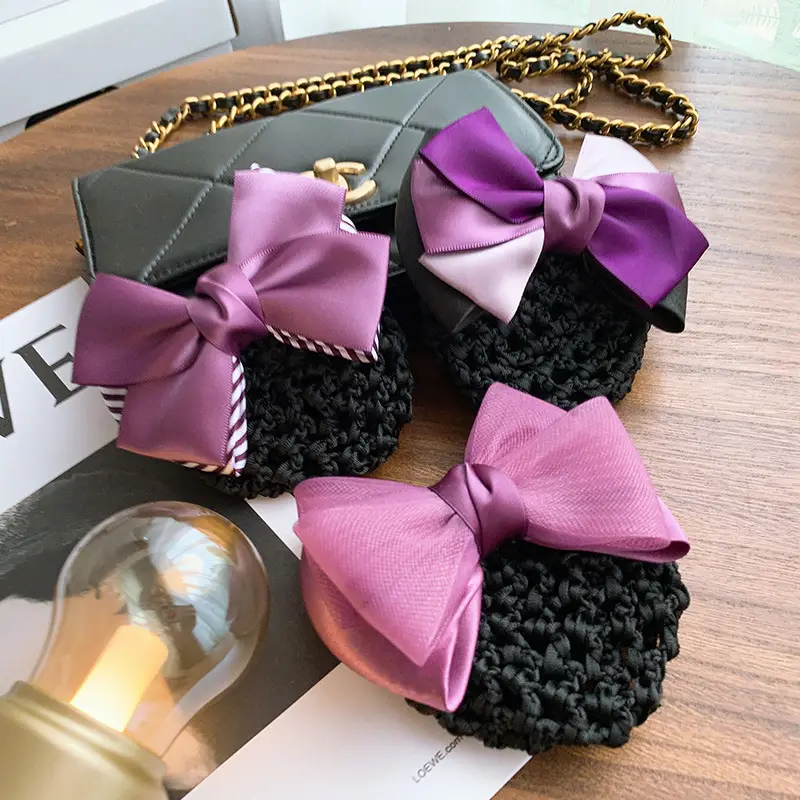 Blue Bowed Hairpin for Women Hair Accessories
