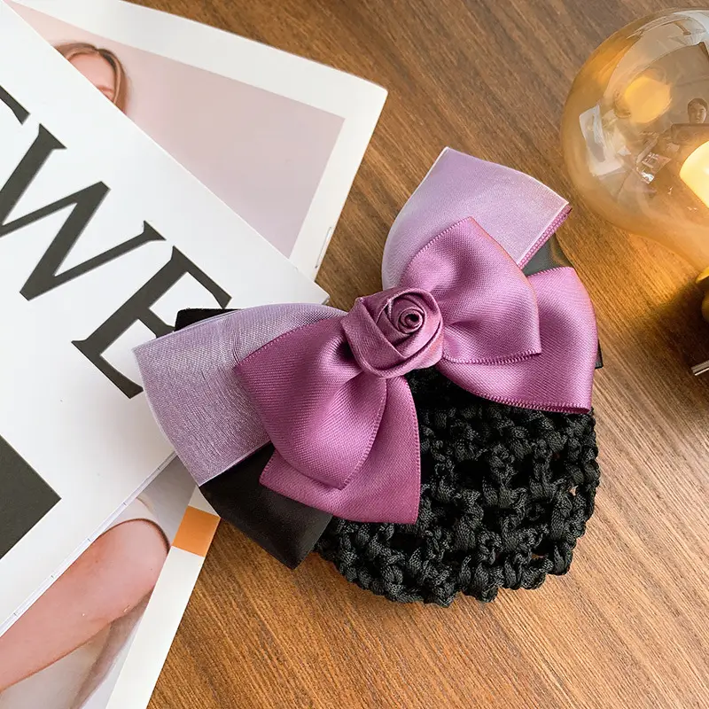 Blue Bowed Hairpin for Women Hair Accessories