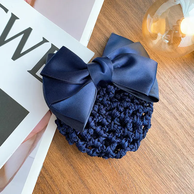Blue Bowed Hairpin for Women Hair Accessories