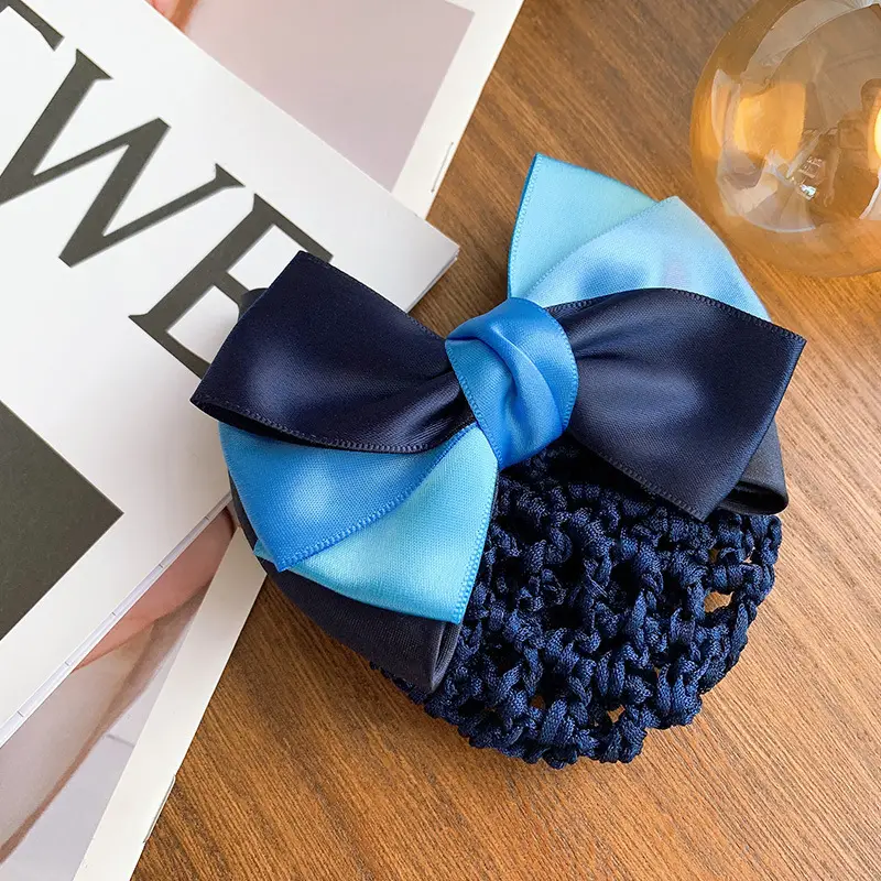 Blue Bowed Hairpin for Women Hair Accessories