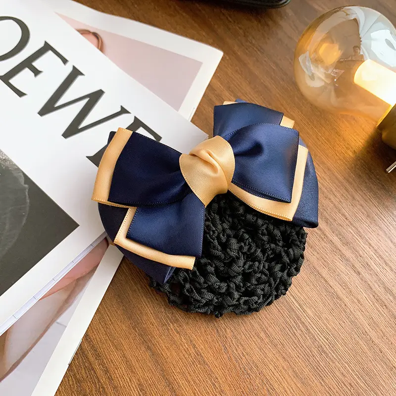 Blue Bowed Hairpin for Women Hair Accessories
