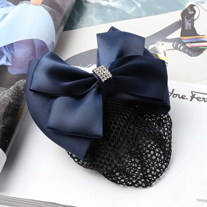 Blue Bowed Hairpin for Women Hair Accessories