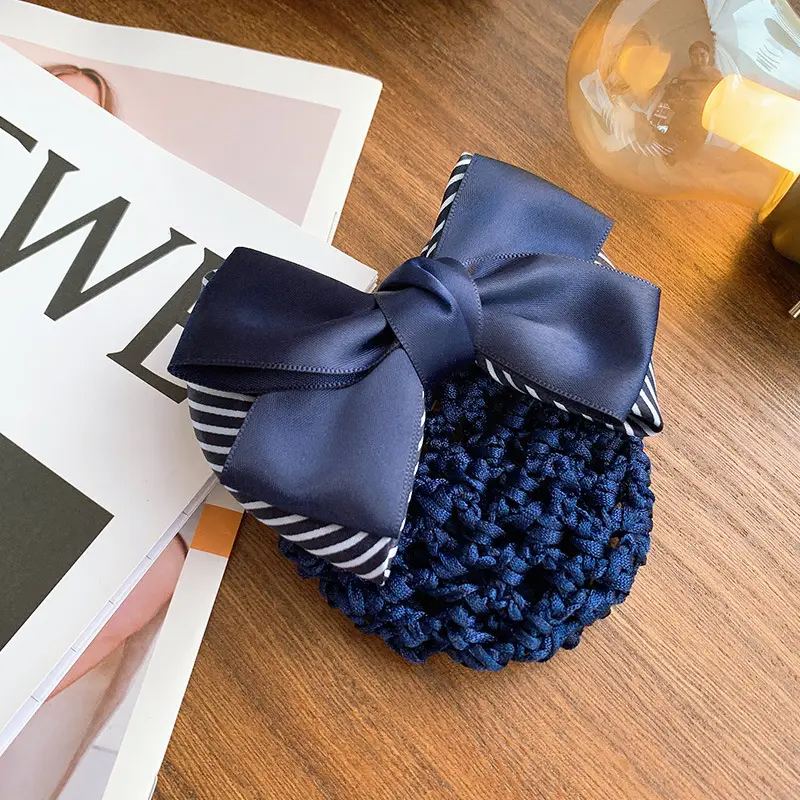 Blue Bowed Hairpin for Women Hair Accessories