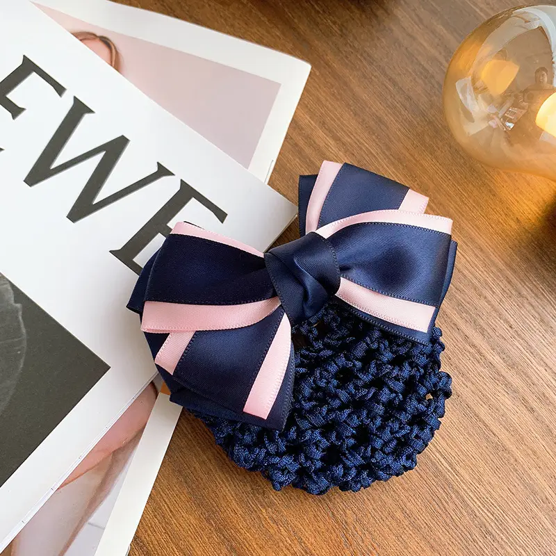 Blue Bowed Hairpin for Women Hair Accessories