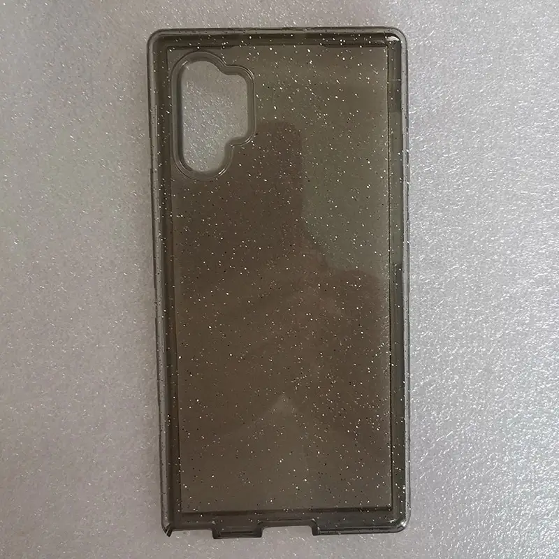 Samsung Note 10 Plus S25 Ultra Clear Glitter 3-in-1 Mobile Cover - Image 3