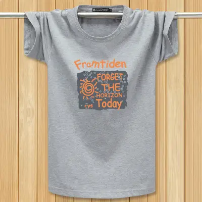 Men's Grey Framtiden T-Shirt Plus Large - Image 36