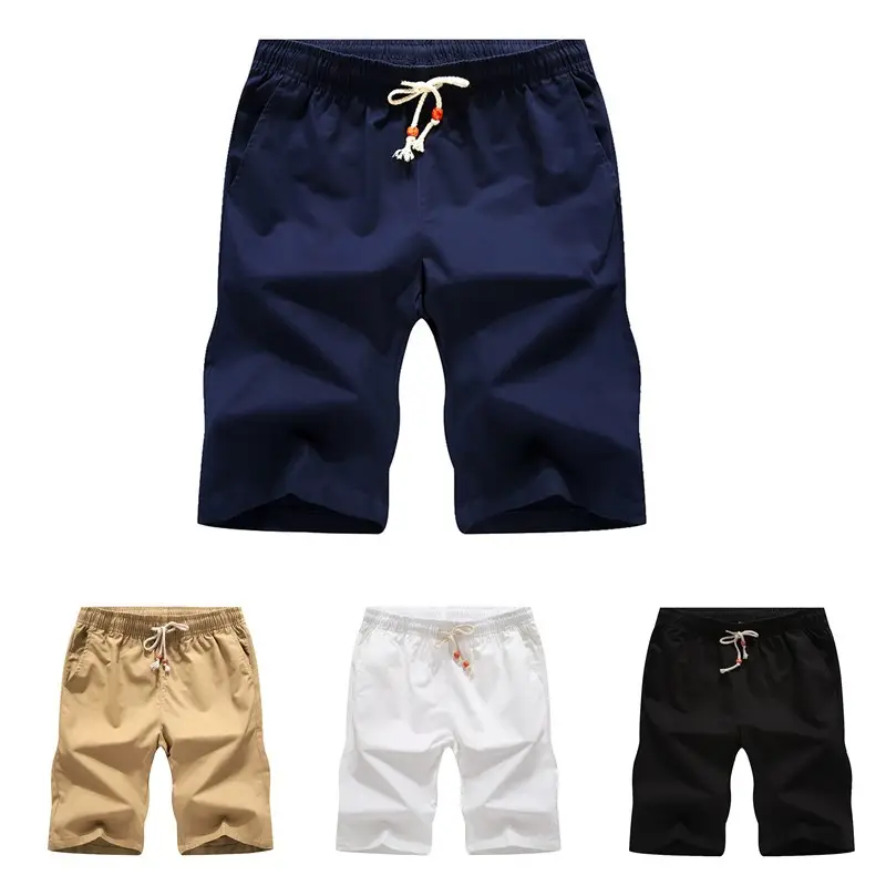 Men's Summer Shorts Large Cotton Casual Pants - Image 8