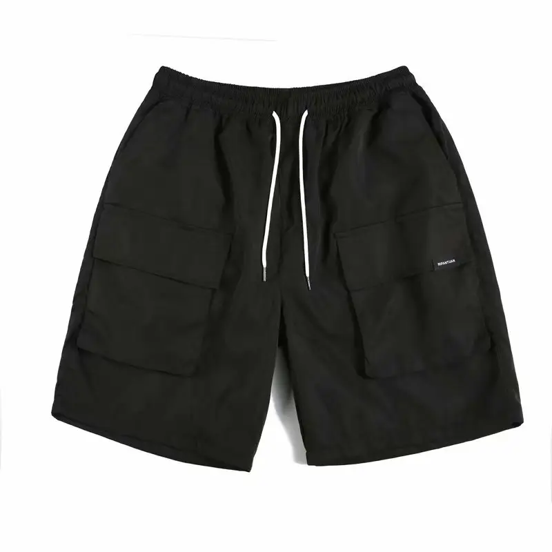 Men Blue Casual Shorts Summer Loose Fit Sports Pants - Image 8