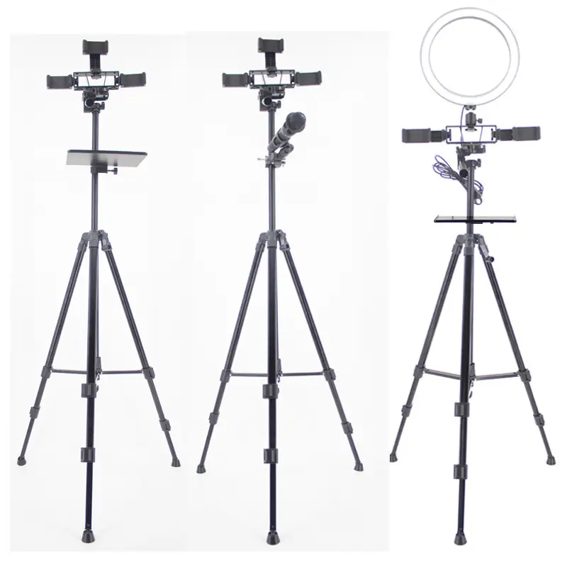 Multi-Camera Adapter Clamp for Mobile Phone Tripod — feature 12