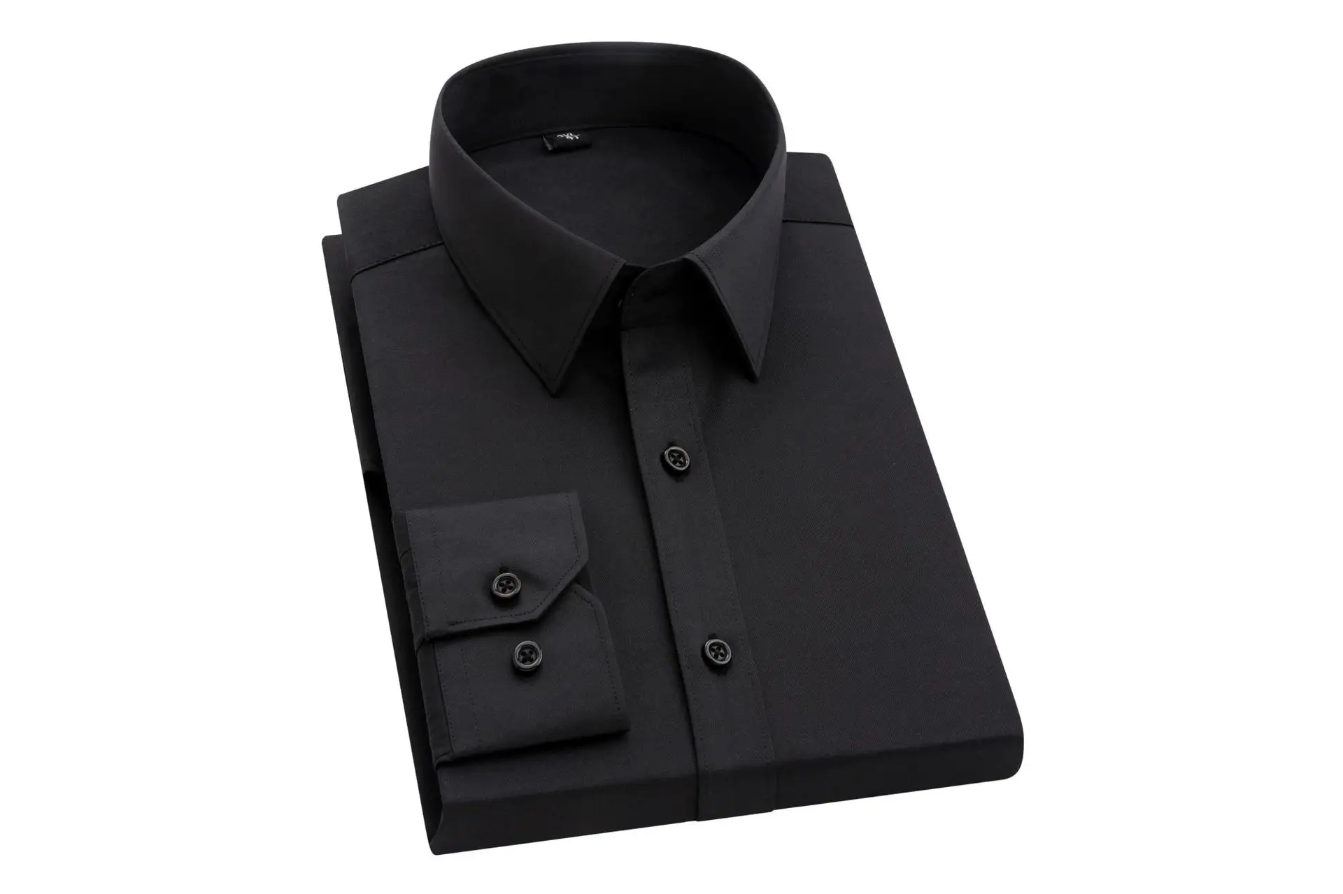 Men's Light Blue Formal Business Shirt Long Sleeve - Image 4