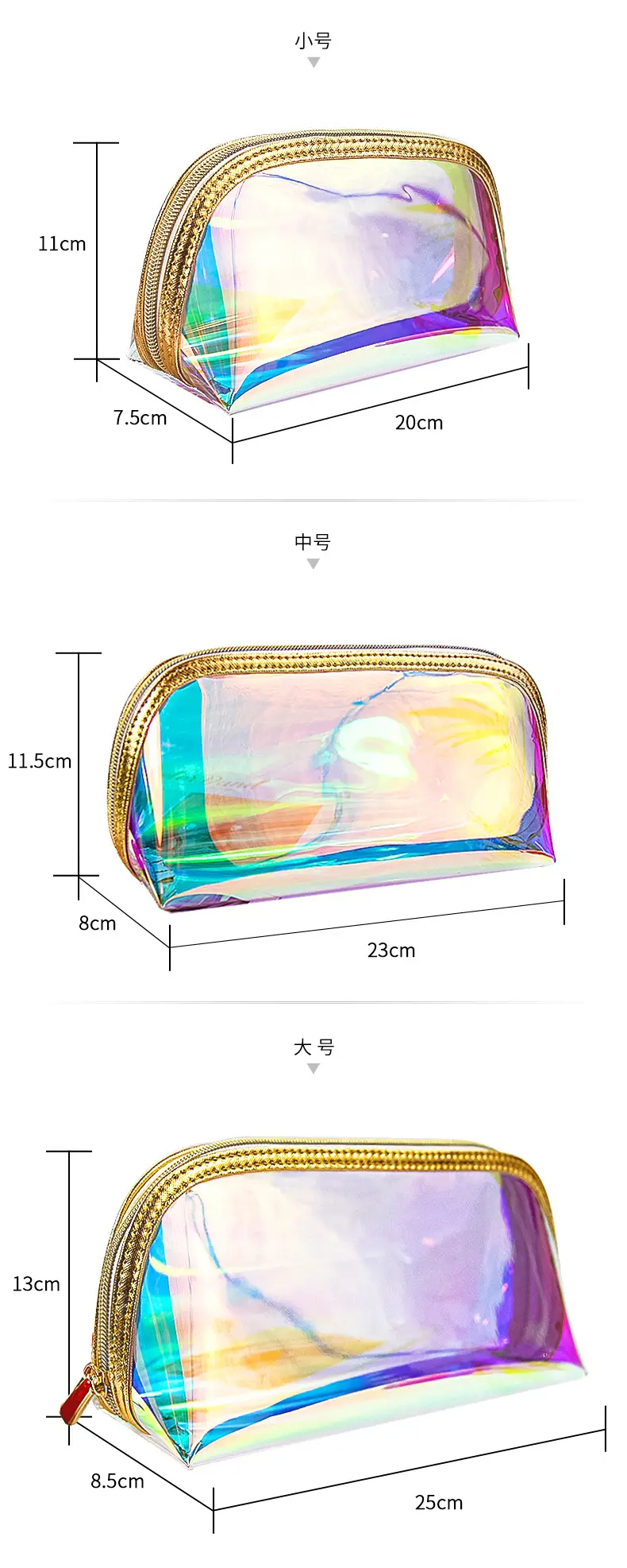High-Value TPU Cosmetic Brush Storage Bag Waterproof Travel Portable — feature 8