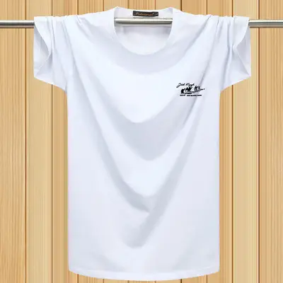 Men Blue Short Sleeve T-Shirt Summer Base - Image 7