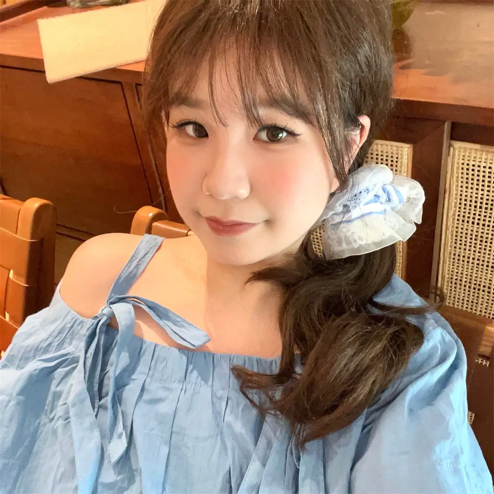 Vintage Lace Hair Ring for Girls Bow Ponytail All Match — feature 23