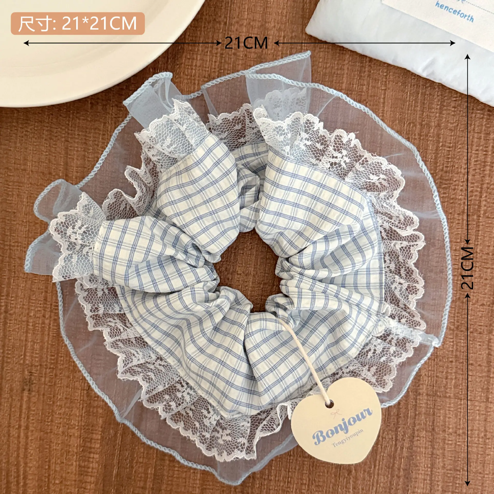 Vintage Lace Hair Ring for Girls Bow Ponytail All Match