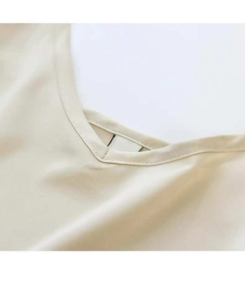 Light Green Satin V-Neck Camisole for Women — feature 21