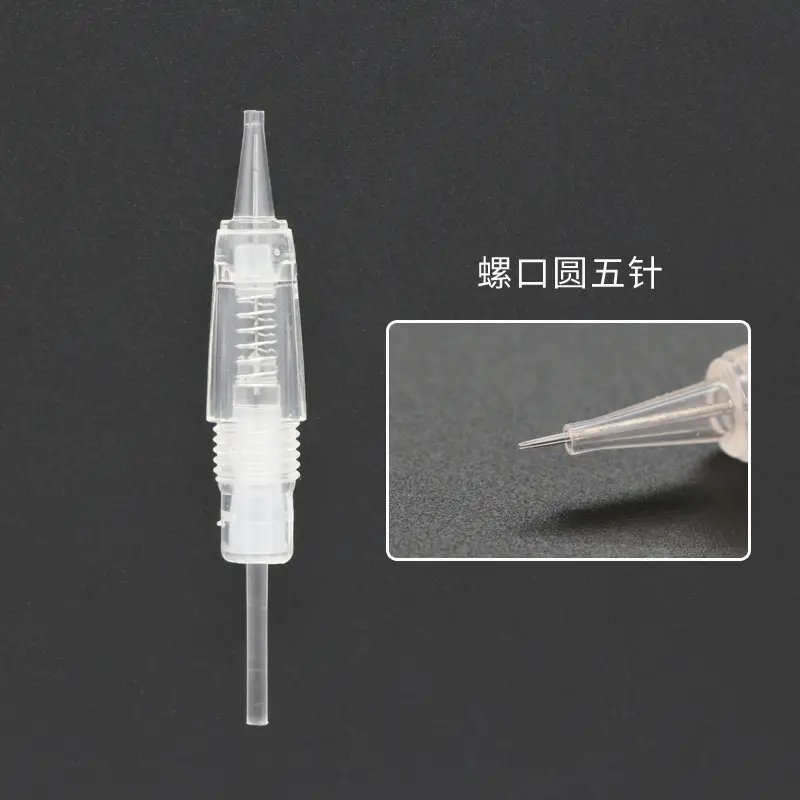Screw Mouth Integrated Needle for Eyebrow Tattoo - Image 5