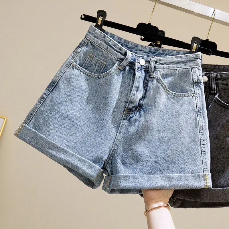 Women Denim Shorts High Waist Slimming 2020 - Image 4