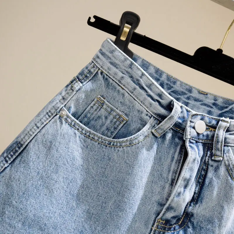 Women Denim Shorts High Waist Slimming 2020 - Image 6