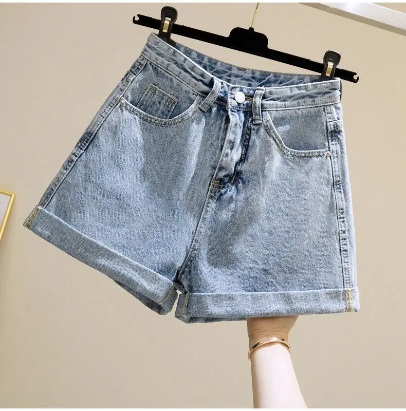 Women Denim Shorts High Waist Slimming 2020 - Image 2