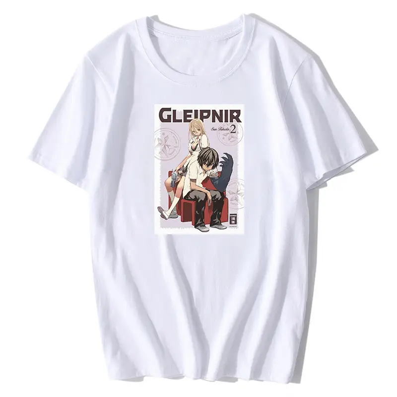 Gleipnir Men's Women's Cartoon T-Shirt White 2020