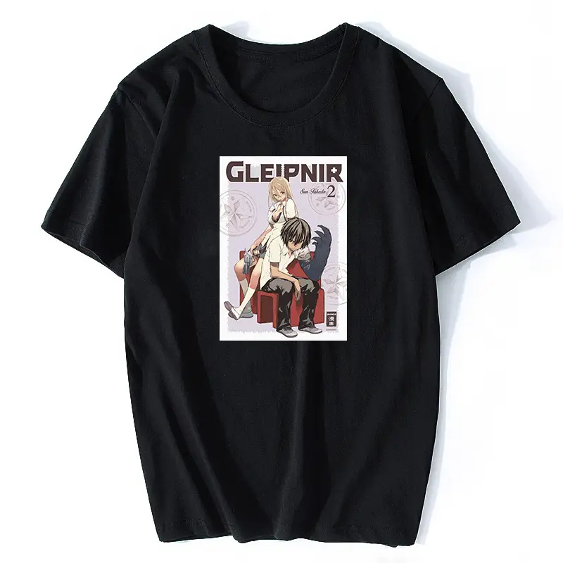 Gleipnir Men's Women's Cartoon T-Shirt White 2020