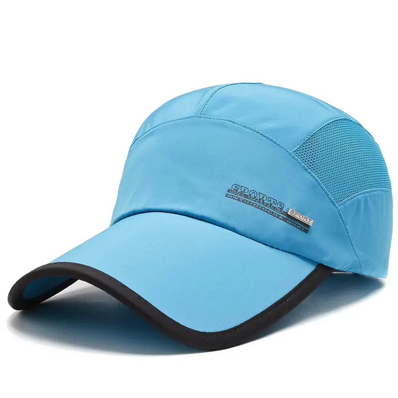 Men's Black Mesh Sun Hat with Adjustable Strap - Image 4