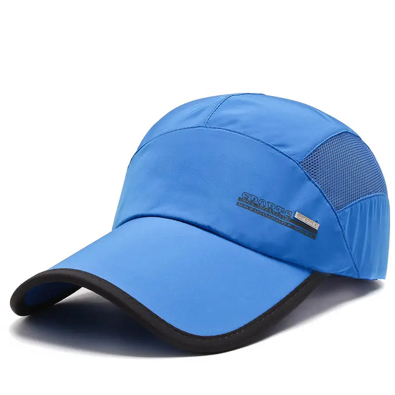 Men's Black Mesh Sun Hat with Adjustable Strap - Image 6