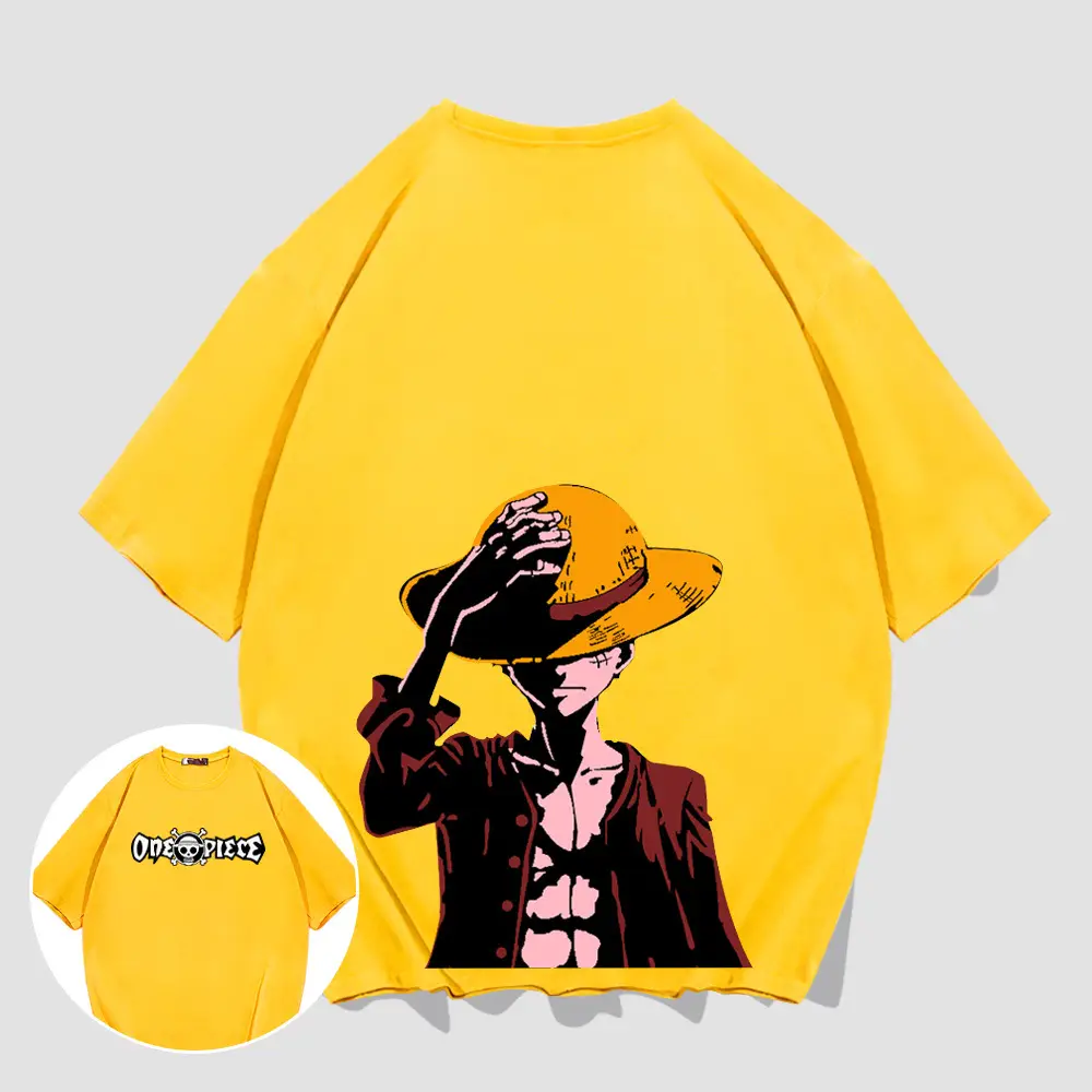 Men's Pink One Piece T-Shirt Short Sleeve Pure Cotton - Image 3