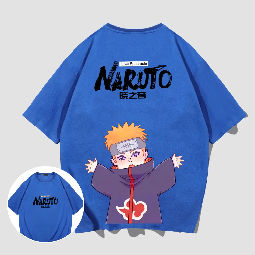 Naruto Men Women Cotton T-Shirt with Character Print - Image 11