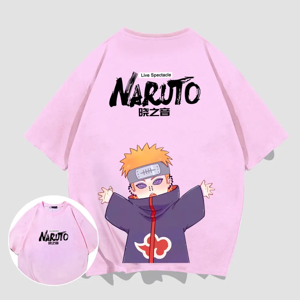 Naruto Men Women Cotton T-Shirt with Character Print - Image 12