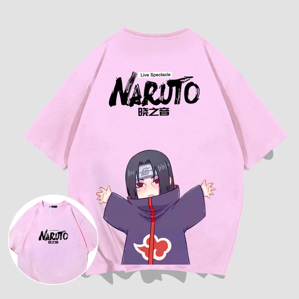 Naruto Men Women Cotton T-Shirt with Character Print - Image 18