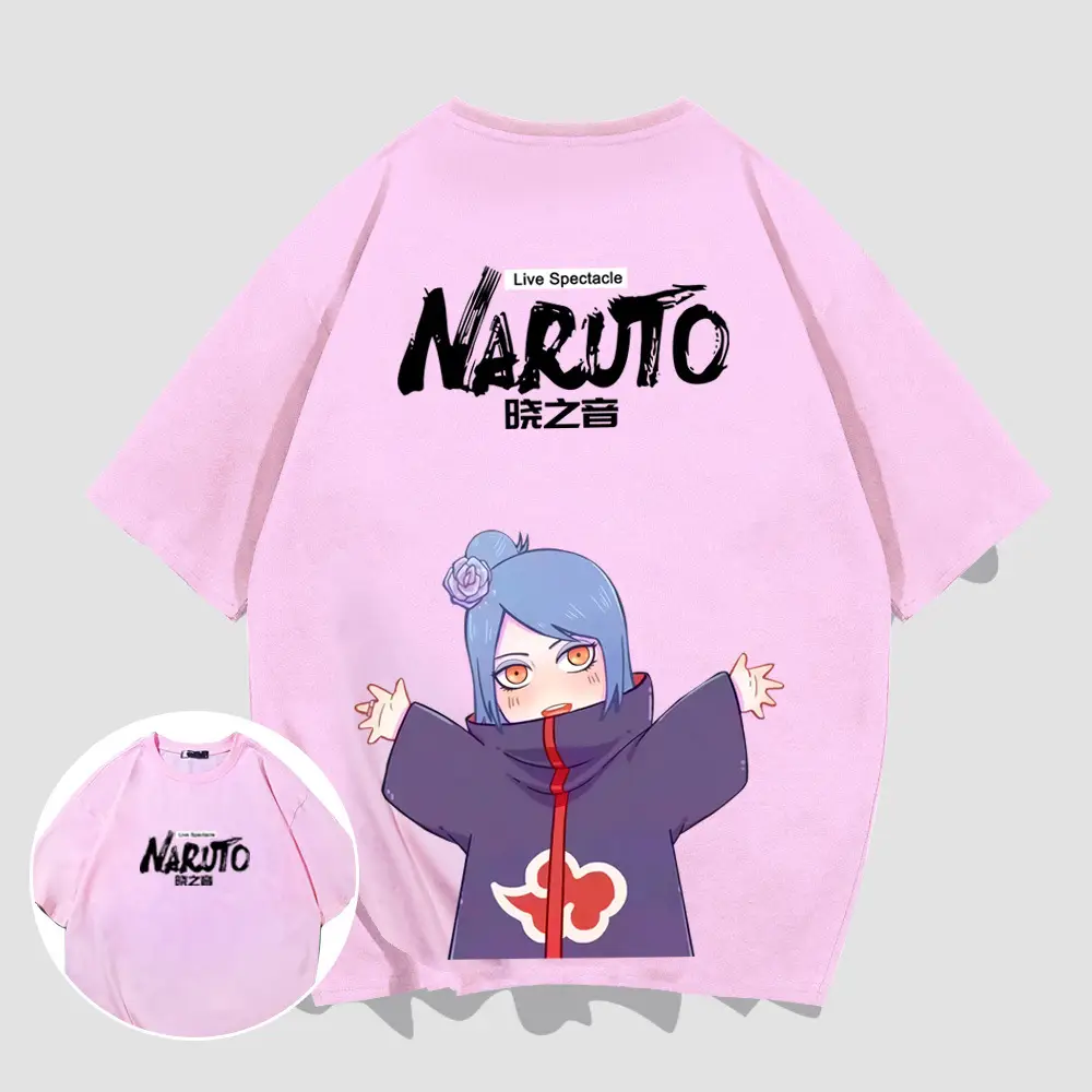 Naruto Men Women Cotton T-Shirt with Character Print - Image 6