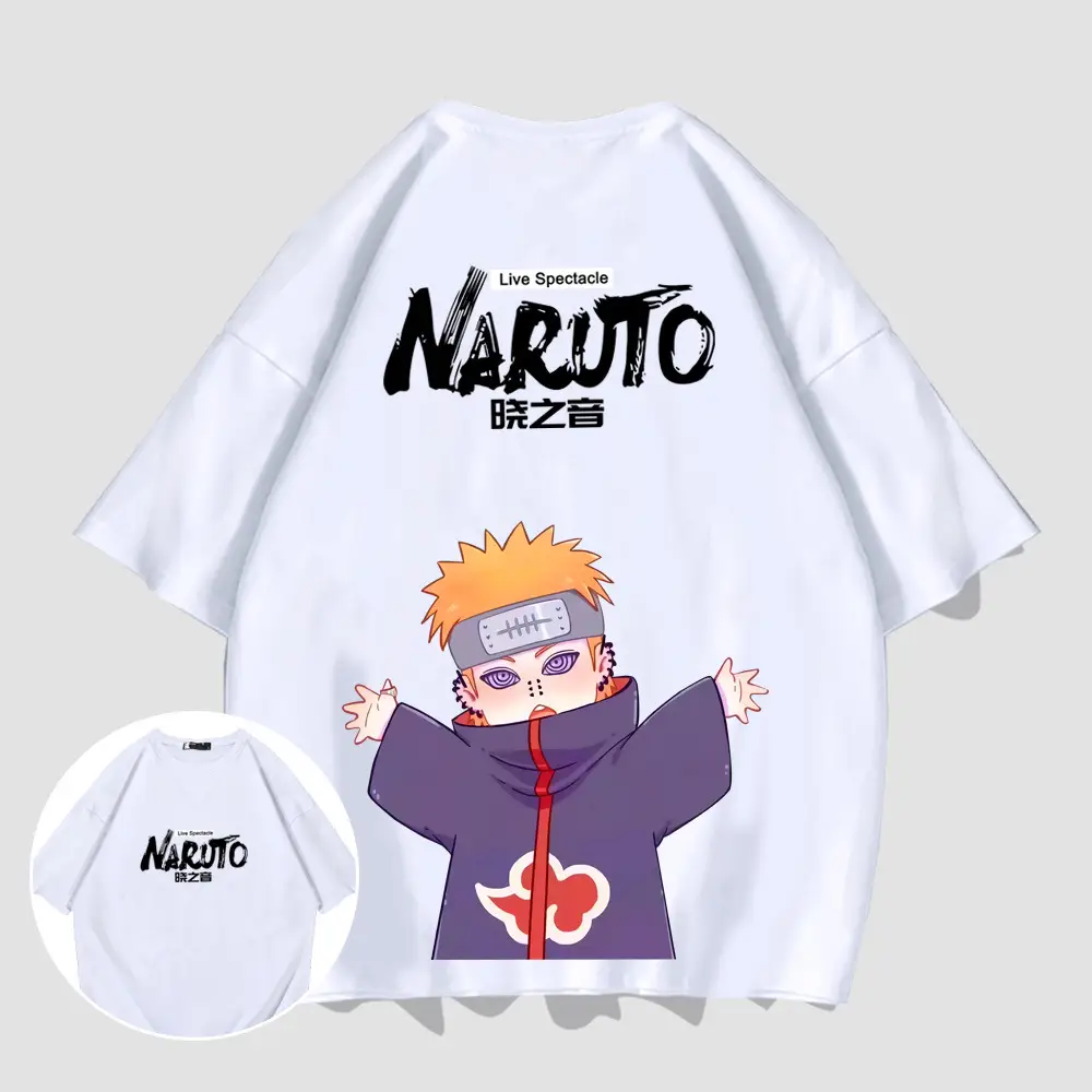 Naruto Men Women Cotton T-Shirt with Character Print - Image 8