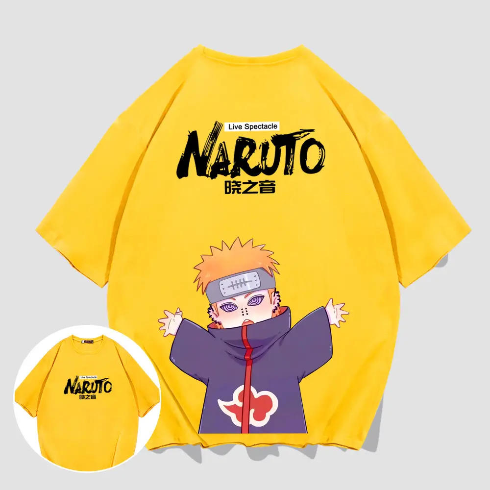 Naruto Men Women Cotton T-Shirt with Character Print - Image 9