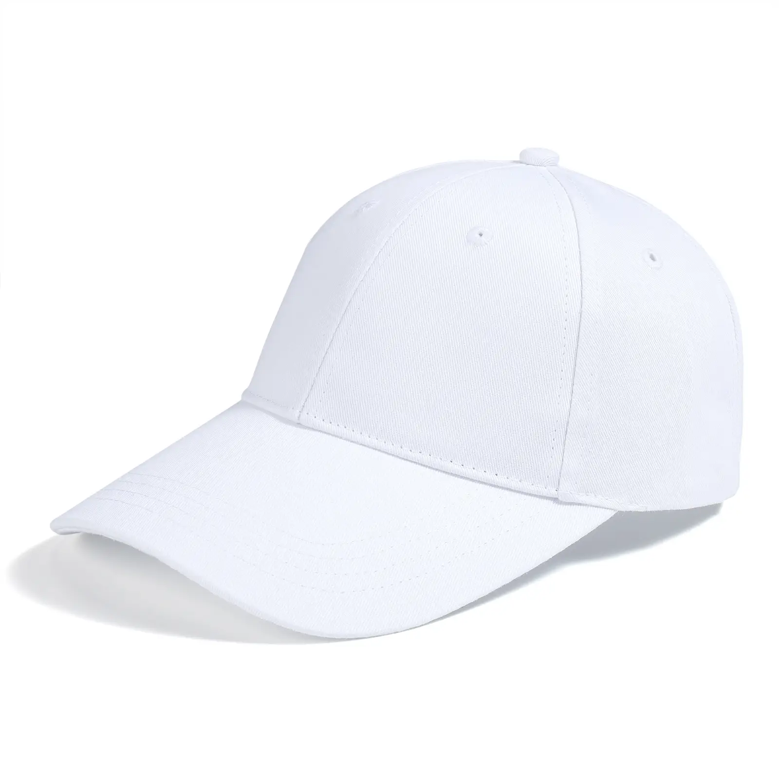 Beige Summer Baseball Cap Big Head Sun Hat - Image 2