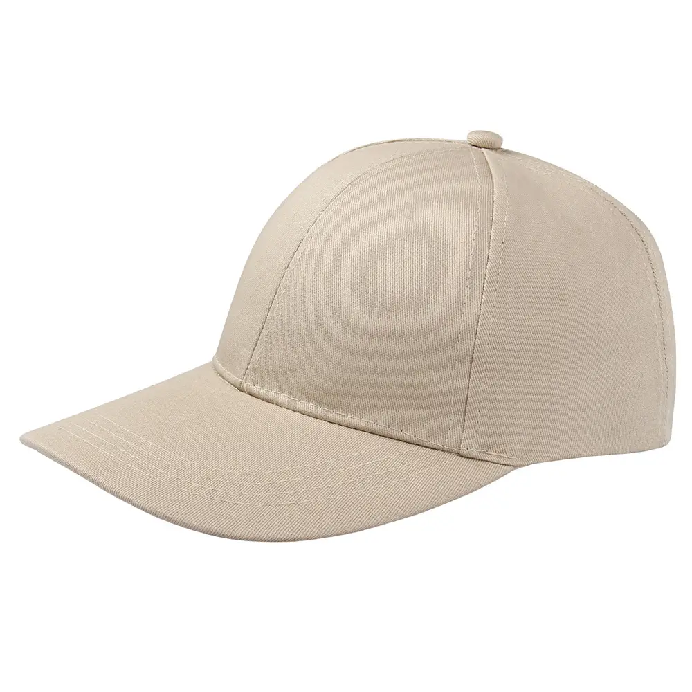 Beige Summer Baseball Cap Big Head Sun Hat - Image 9