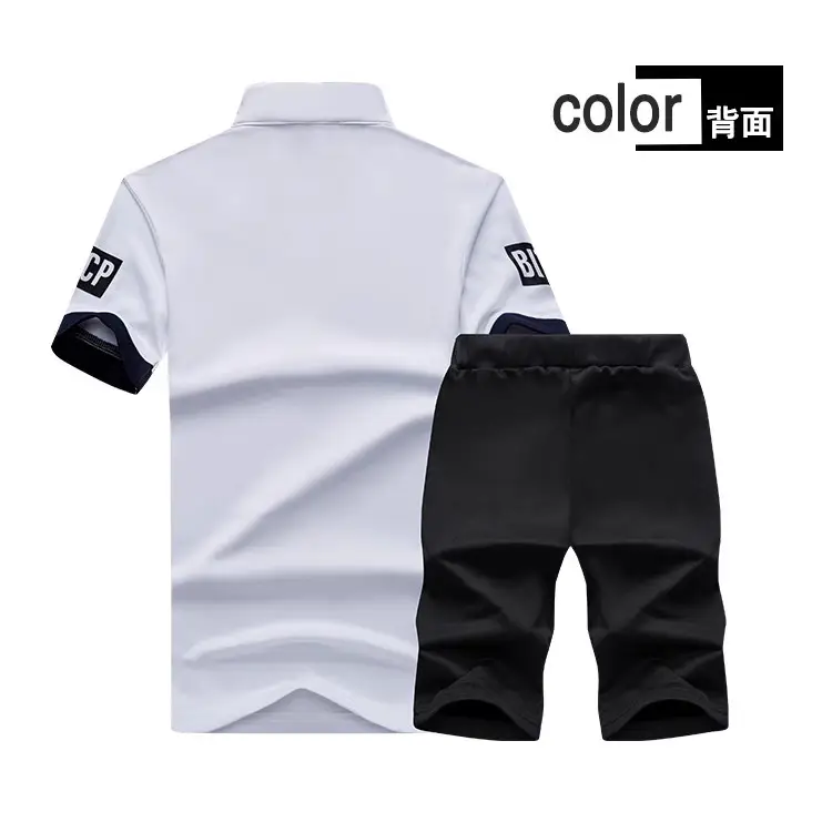 Foreign trade summer new short sleeve T-shirt youth half sleeve advertising shirt men's sports suit wholesale manufacturers main push - Image 5